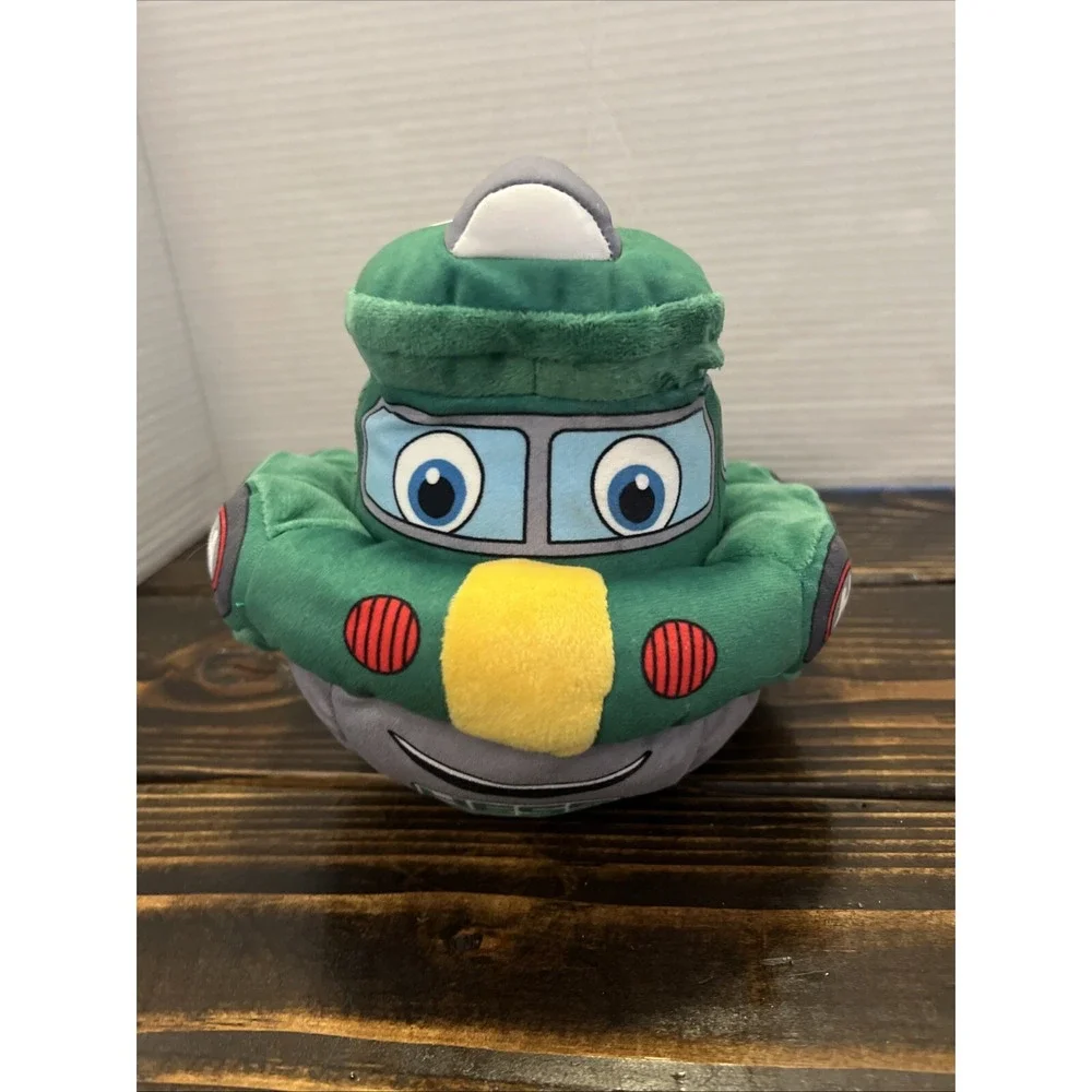 Hess 2023 Plush‎ Tugboat Toy Tug Boat With Light and Sound Animated *TESTED*